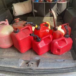 1-2 Gallon Gas Cans $5 Each
