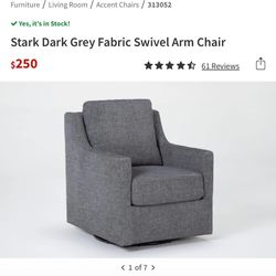 Living Spaces Accent Swivel Chairs