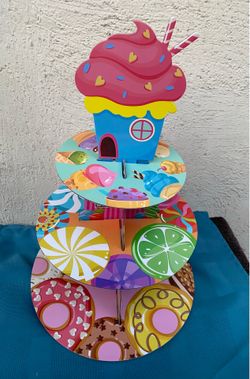 Candy land Cupcake Stand