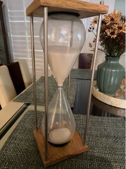 11/2 foot tall decorative hourglass