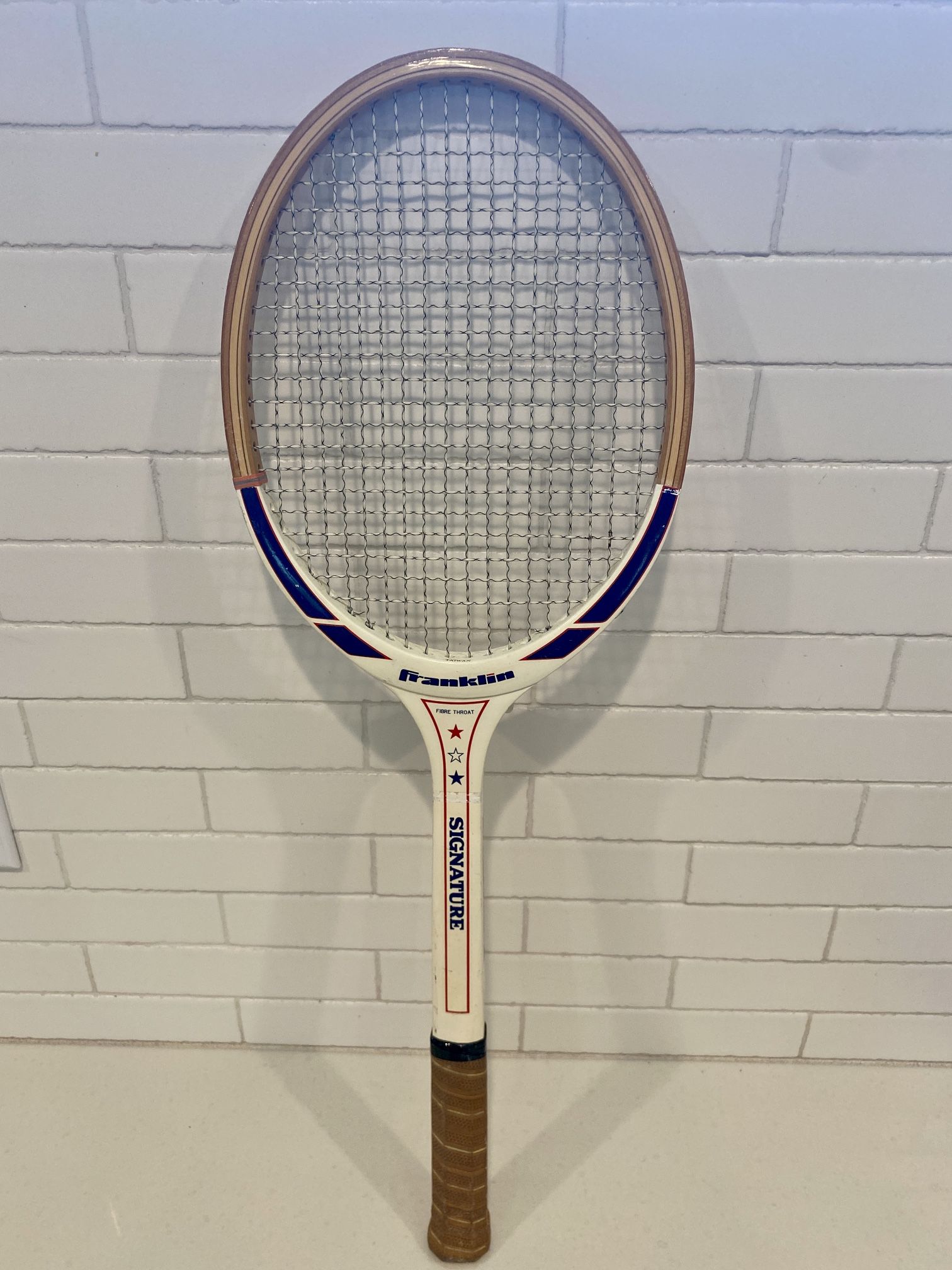 Vintage Franklin Wood Signature Tennis Racket