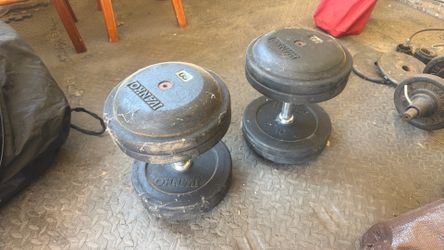 Ivanko 50 and 60 lb dumbbell
