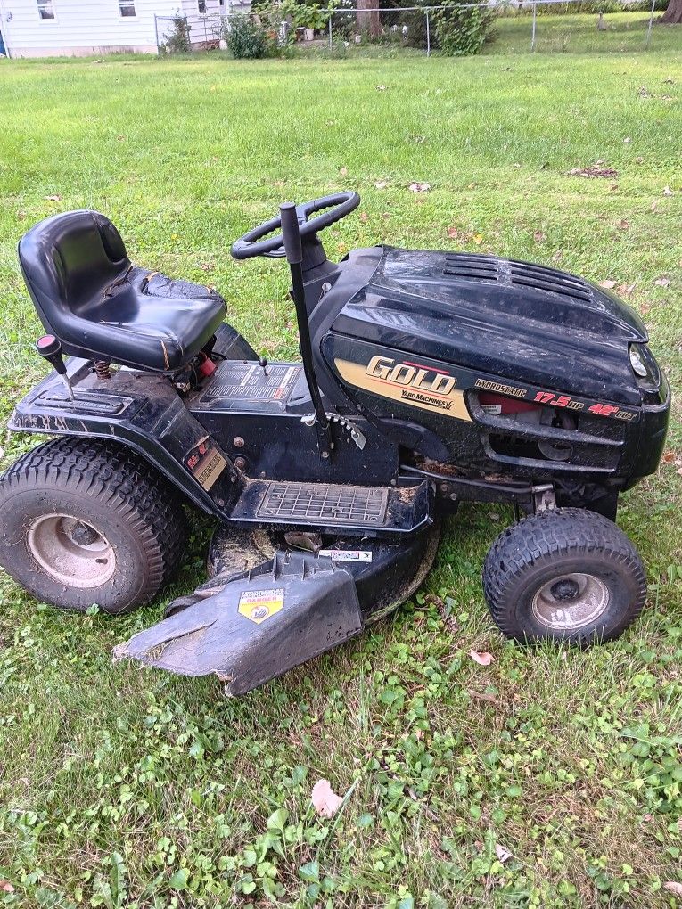 Yard Machine Gold Riding Lawn Mower