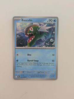 Basculin Pokemon Card WHT 024
