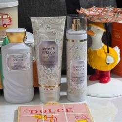 Bath & Body Works Always & Forever 3 Pc. Body Care Set Lotion Mist Body Wash NEW