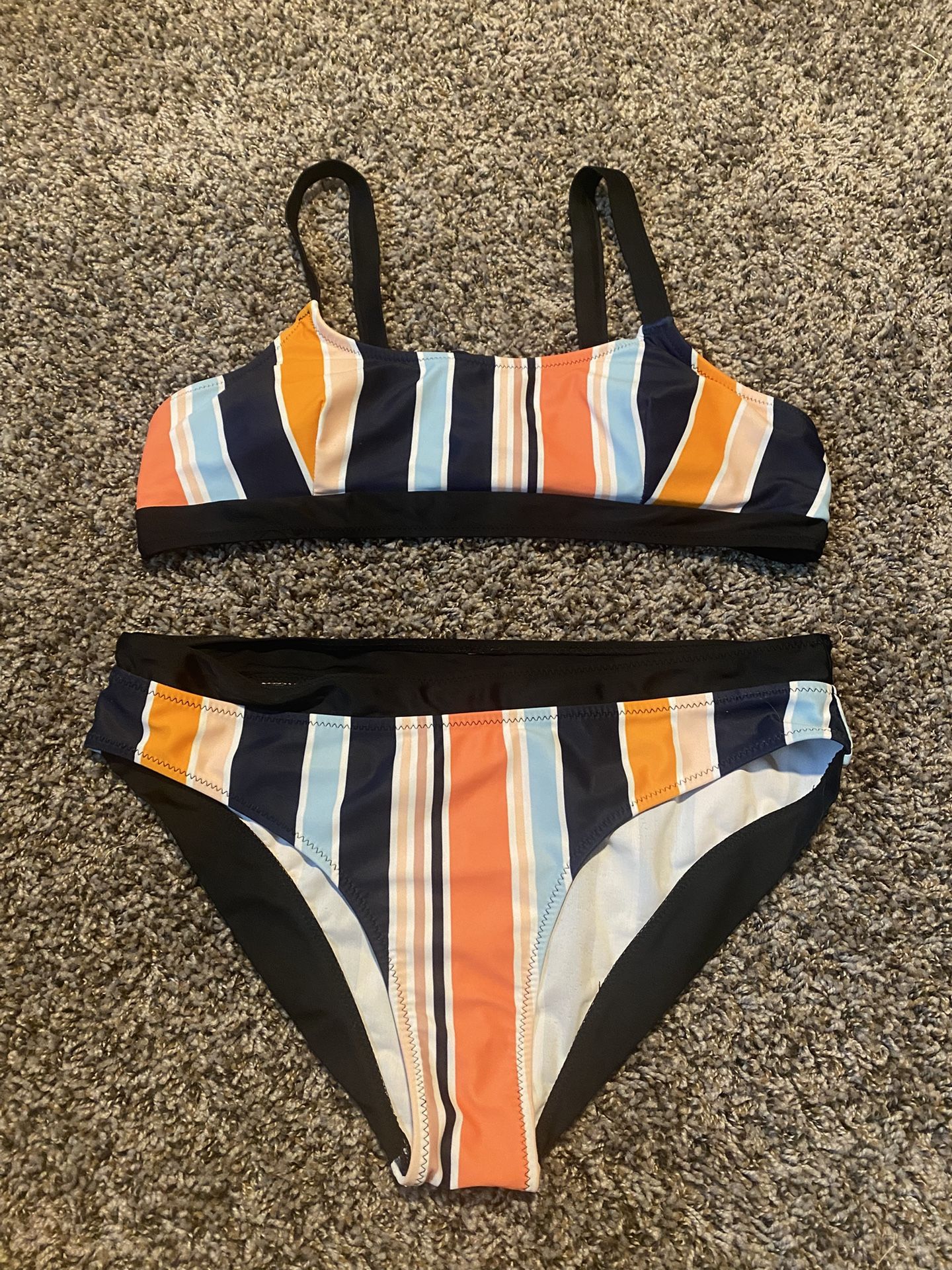 Women’s Striped Bikini Set