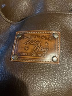 Faded Glory Brown Leather Bag