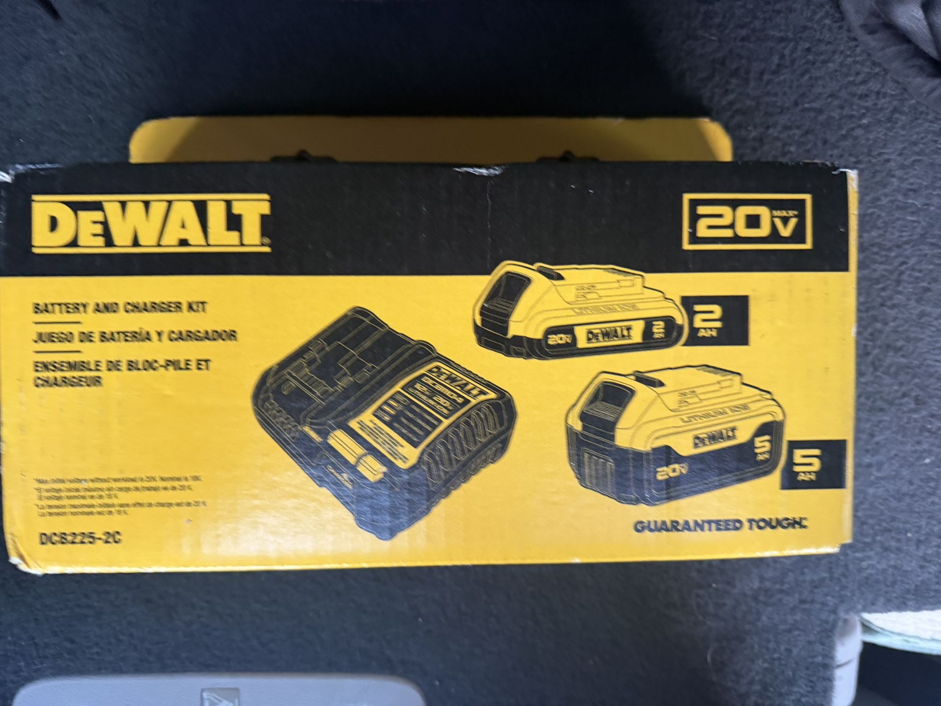 Dewalt Batteries 5Ah And 2 Ah Charger Included