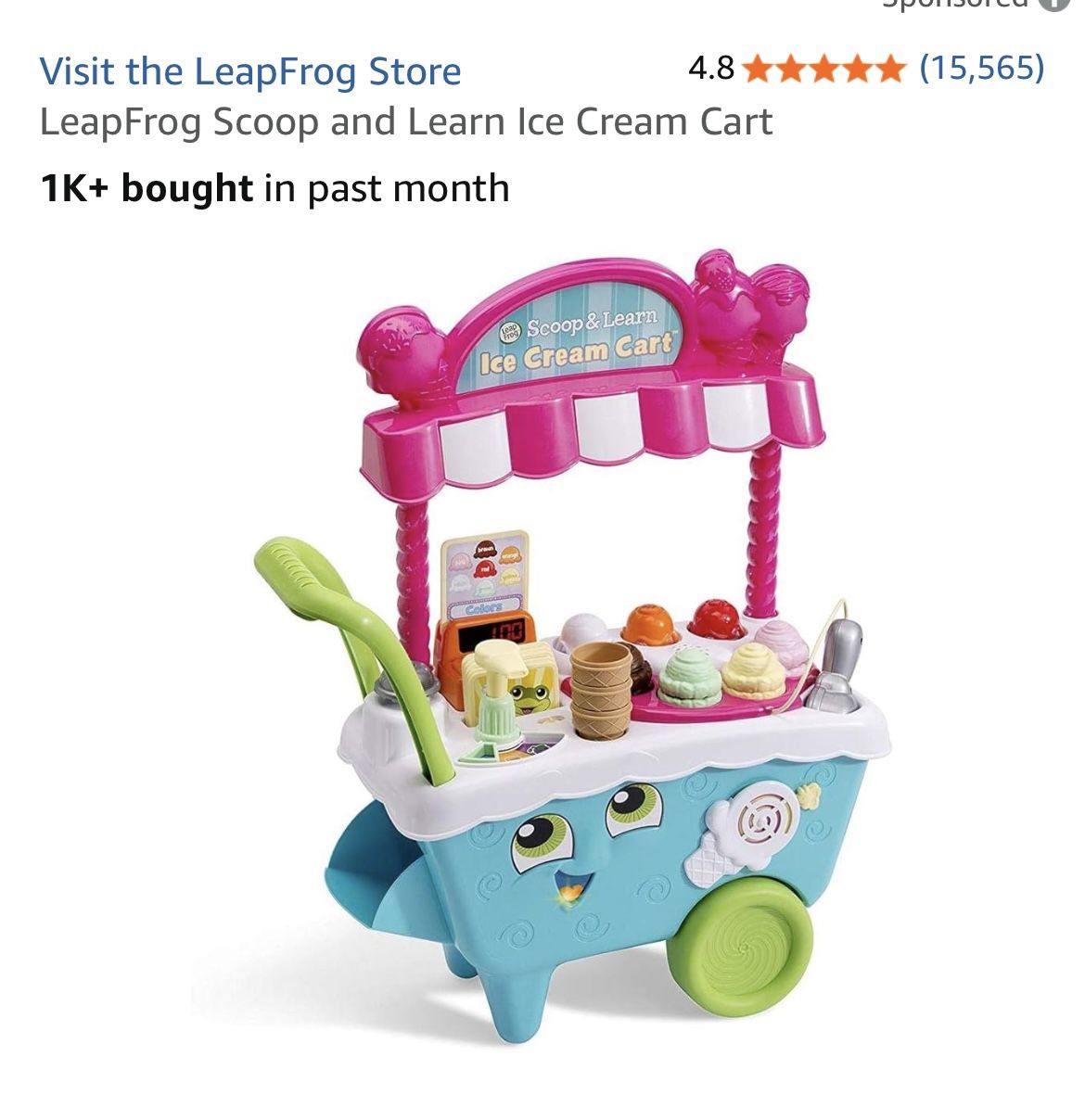 Leapfrog Scoop & Learn Ice Cream Cart