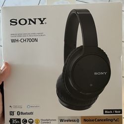 Sony Headphones Wireless Noise Canceling Like New
