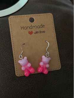 Gummy bear earrings
