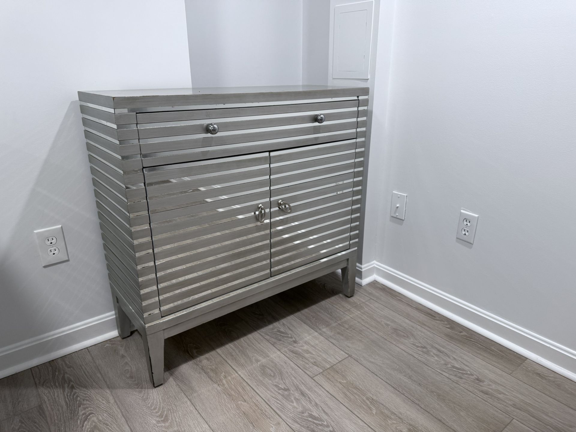 Mirrored Two Side Cheats Or Night Stands $225 For Both
