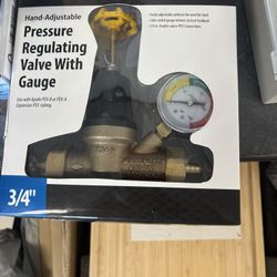 Pressure Regulating Valve With Gauge Brand New Apollo Pick