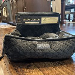 Dog Car Seat, Dark Gray/Black, Small- $10 OBO