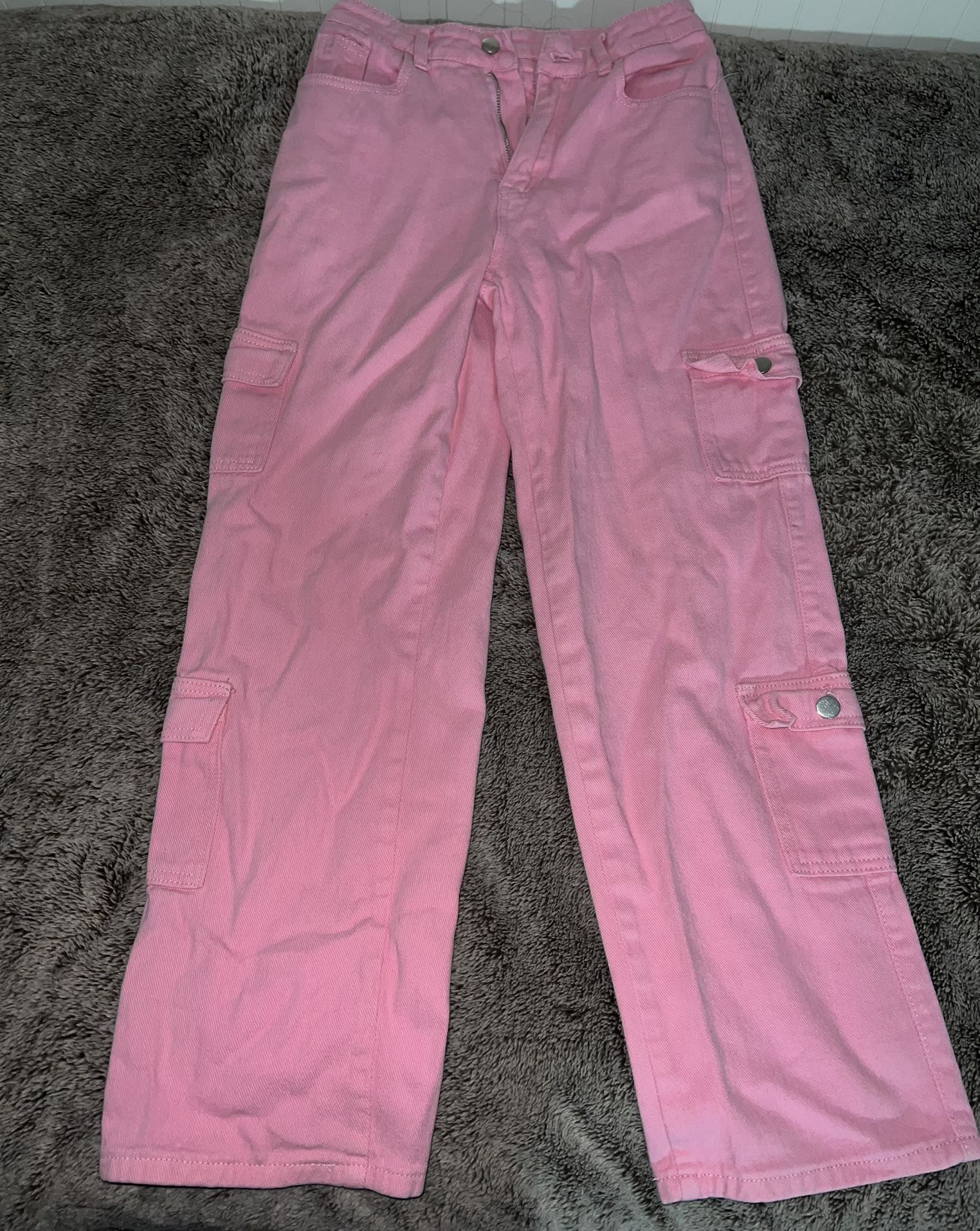 Pink Cargo Pants