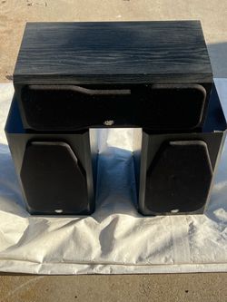 RBH bookshelf and center speakers