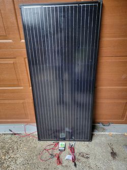 Large Solar panel 8 amp 14 volts 165 watt