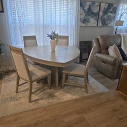 Dining Set 4 Chairs