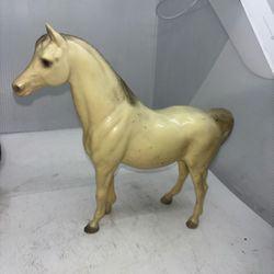 Vintage Breyer Horse #217 Alabaster Proud Arabian Mare 1970s Matte Custom Body