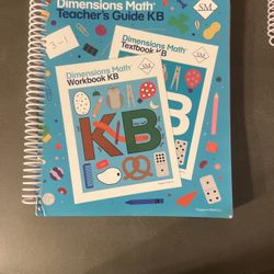 Dimensions Math Teacher’s Guide KB (Kindergarten B) — Singapore Math