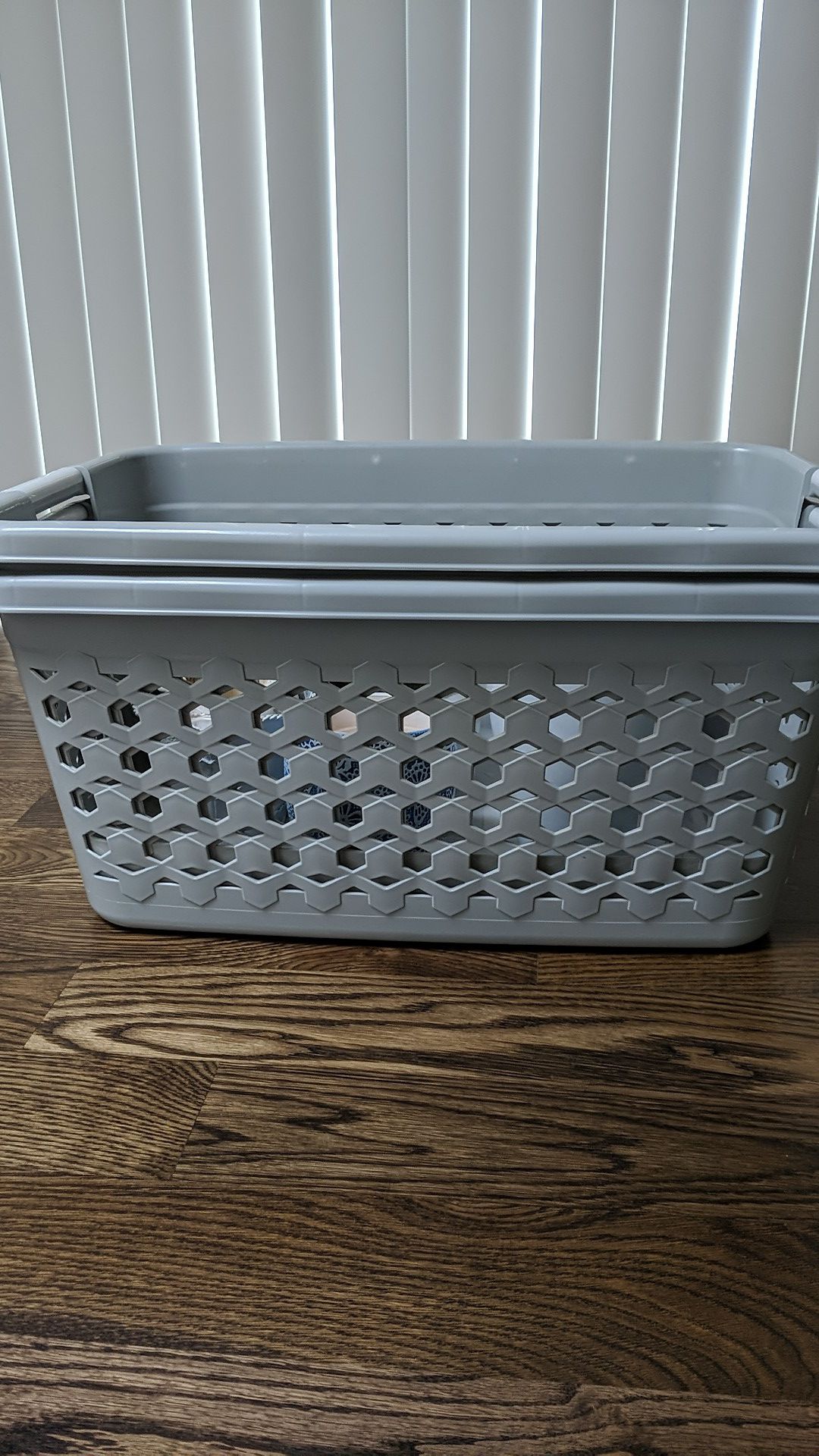 Two laundry baskets