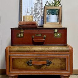Suitcase End Table