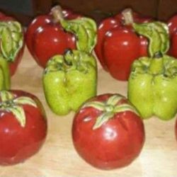 Glass Fruits And Vegetables 