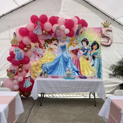 Dost Princess Theme Photography Backdrop Princess Girl Dream Birthday