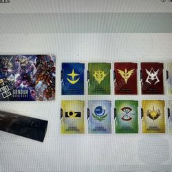 FIRST COMBAT [EVX-01] Gundam TCG Accessory And  Card Set Anime Expo Premiere