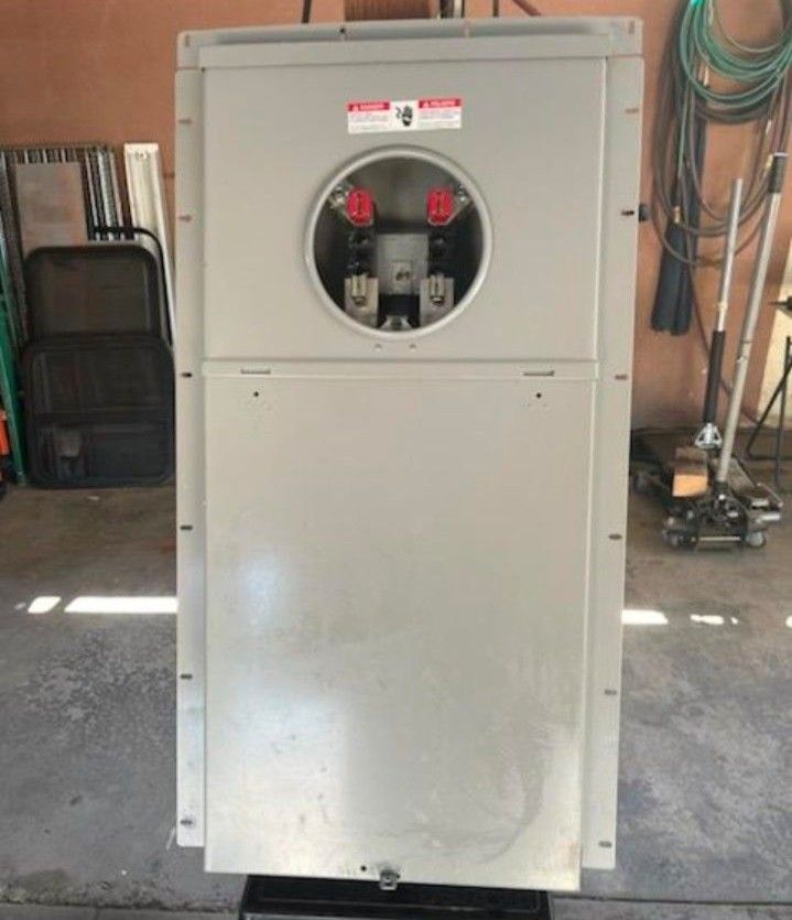 200 Amp Meter Panel Overhead