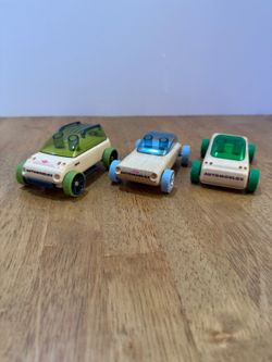 Automoblox Wooden Toy Car Set of 3