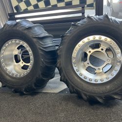 Paddle Tires On BTR Wheels X 2