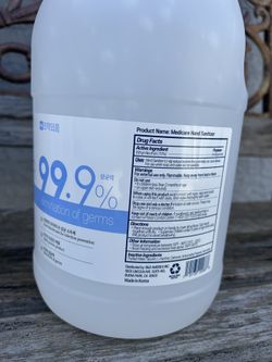 Hand Sanitizer 1 Gallon x 4 Pack