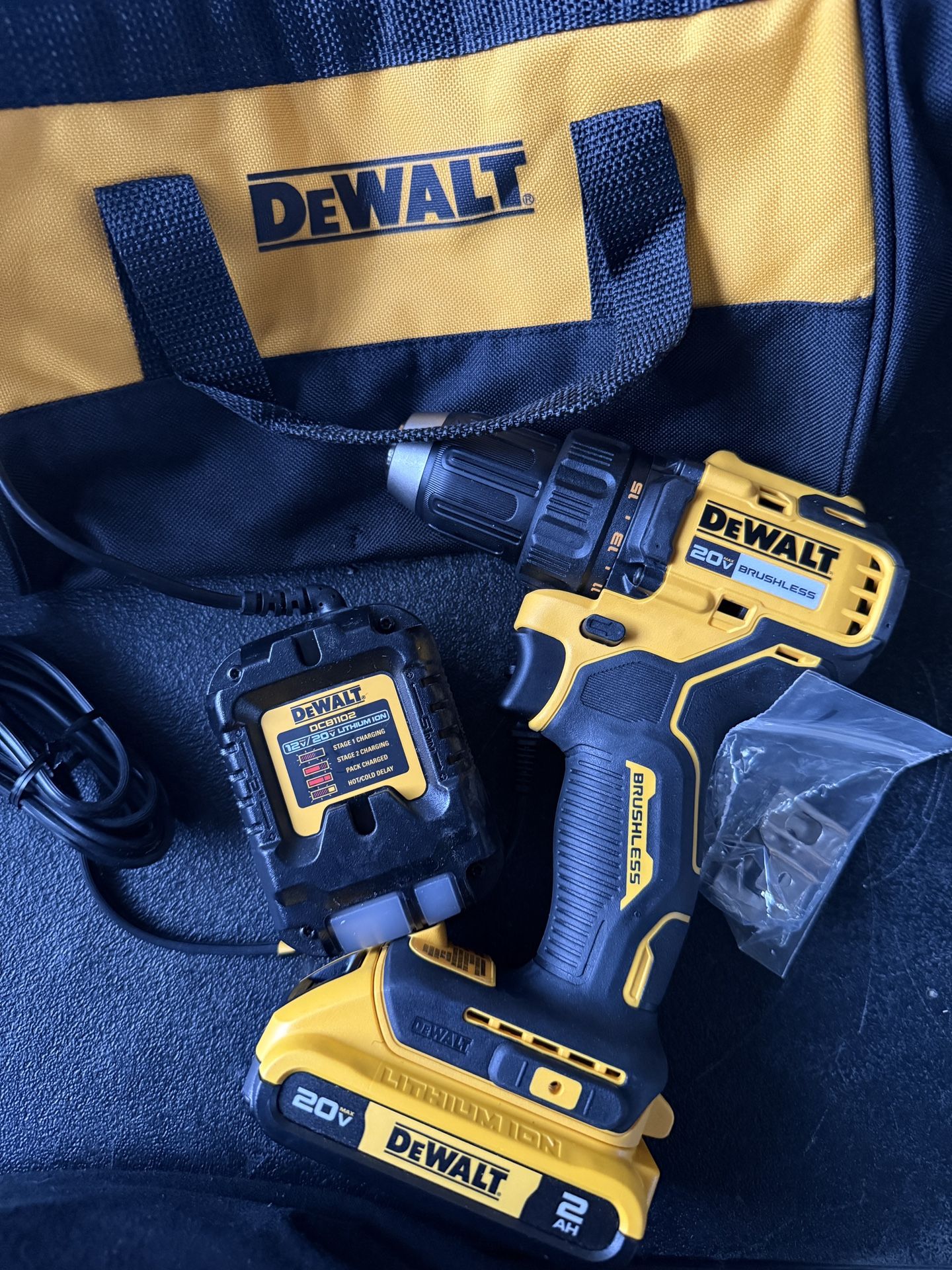 DEWALT 20-volt Max 1/2-in Keyless Brushless Cordless Drill 1-Batteries Included