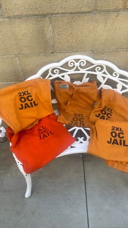 Jail suits nuthin but ORANGE COUNTY JAIL GET EM FOR A HEAT PRICE ALL 4 $300$