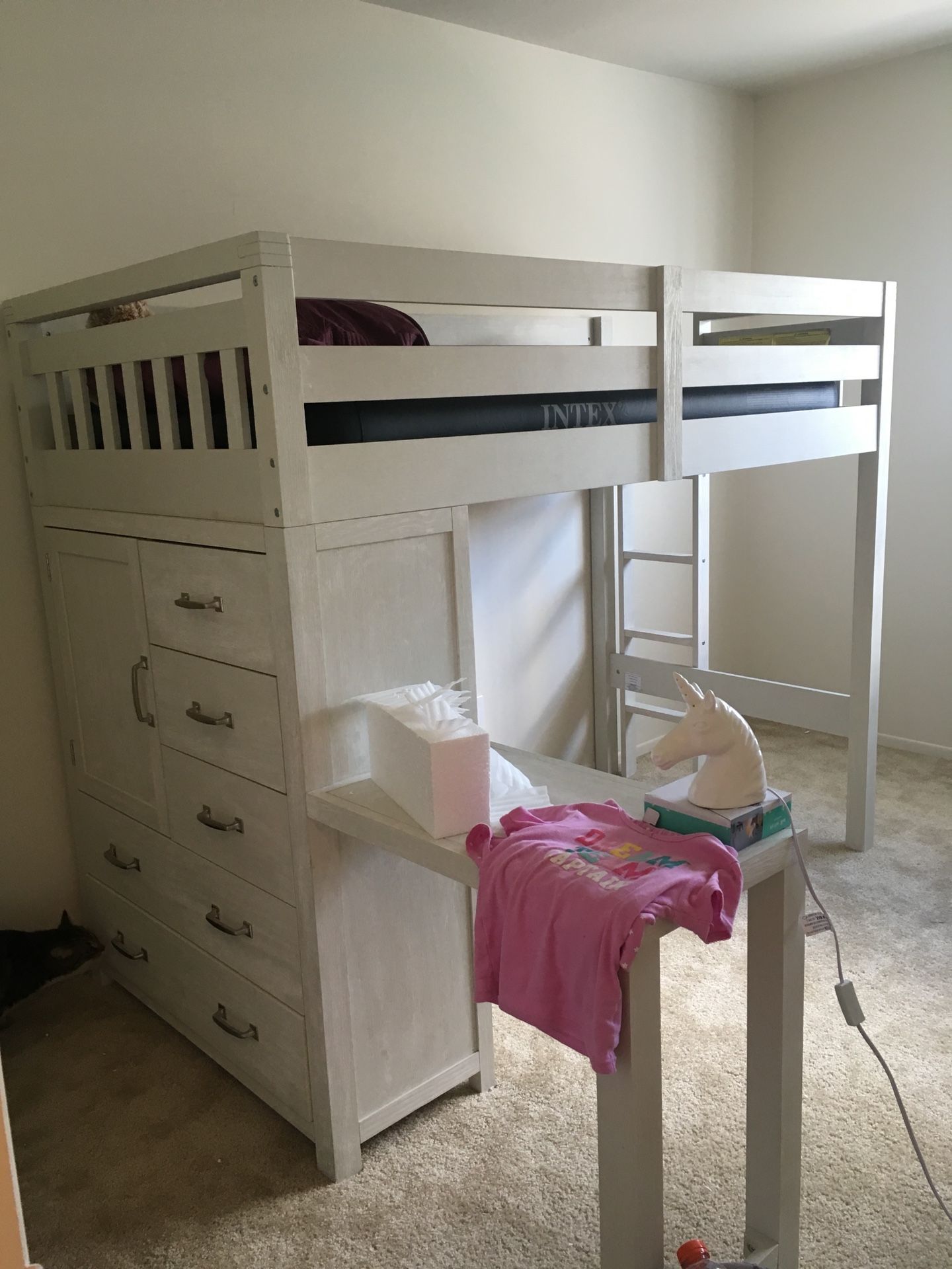 Loft Bed+Dresser+Desk