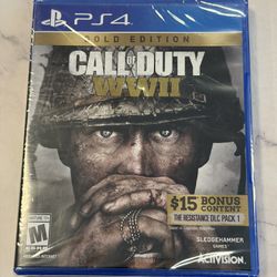 *NEW* Call of Duty WWII Gold Edition PS4 FACTORY SEALED