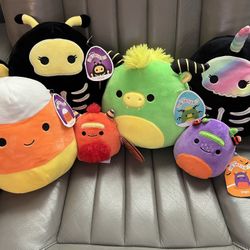 Squishmallows - Halloween Lot Of 6 NEW