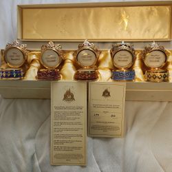 Disney Snow White Castle Crown Set 50yr Anniversary 