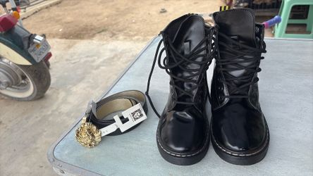 Boots and belt