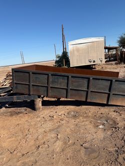 Heavy Duty Steel Dump Trailer Bed open to offers .