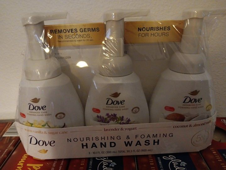 Dove Nourishing Foaming Hand Wash Variety  3 Pack