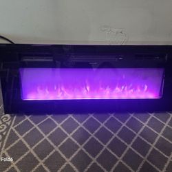 Electric LED Light fireplace insert for remodeling 