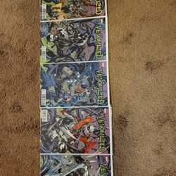 Marvel Comics Venomized Variant 1 2 3 4 5 Complete Set Bagley Connecting Variant Set