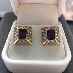 Vintage Monet Earrings 