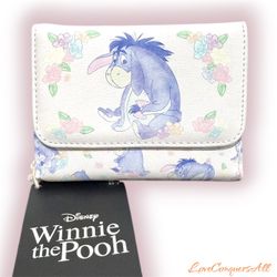 Loungefly Disney Winnie The Pooh Eeyore Floral Mini Wallet
