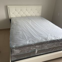 Full   Bed Frame With Mattress All New Furniture And Free Installation   Free Delivery 