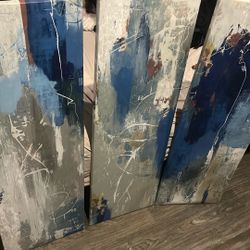 Three piece painting
