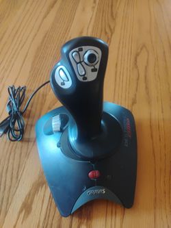 2000s USB PC Gaming flight Joystick