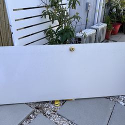 Single bore 32x79” solid wood fiberglass exterior door